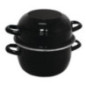 Marmites à moules émaillées Olympia 1kg