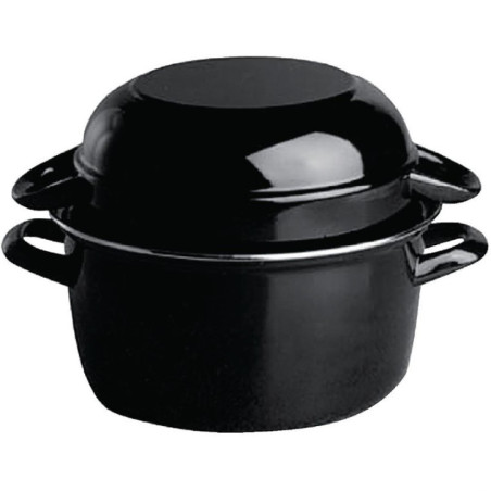 Marmite à moules émaillée Olympia 500g
