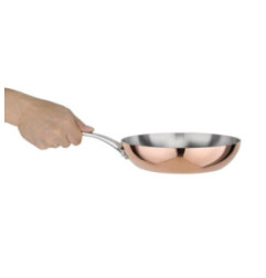 Poêle triple paroi cuivre induction Vogue 200mm