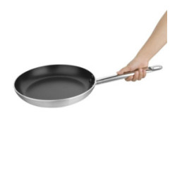 Poêle antiadhésive induction en aluminium et téflon Vogue 300mm
