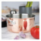 Casserole triple paroi cuivre induction Vogue 200x100mm