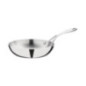 Poêle inox triple paroi Vogue 200mm