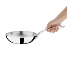 Poêle inox triple paroi Vogue 200mm