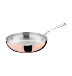 Poêle triple paroi cuivre induction Vogue 280x60mm