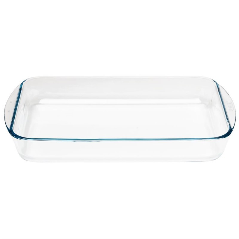 Plat à four rectangulaire en verre Pyrex 350mm 