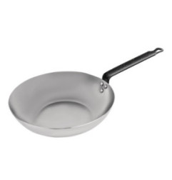 Wok en acier carbone Vogue 280mm