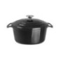 Grande cocotte ronde noire Vogue