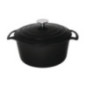 Grande cocotte ronde noire Vogue