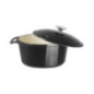 Grande cocotte ronde noire Vogue