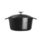 Grande cocotte ronde noire Vogue