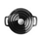 Grande cocotte ronde noire Vogue
