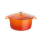 Grande cocotte ronde orange Vogue