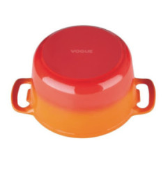 Grande cocotte ronde orange Vogue
