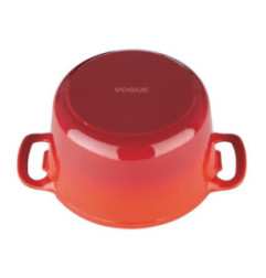 Grande cocotte ronde rouge Vogue