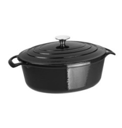 Cocotte ovale Vogue noire 5L