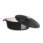 Cocotte ovale Vogue noire 5L