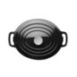 Cocotte ovale Vogue noire 5L