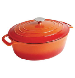 Cocotte ovale Vogue orange 5L