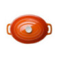 Grande cocotte ovale orange Vogue 6L