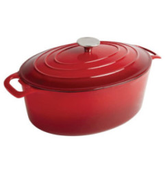 Cocotte ovale rouge Vogue 5L