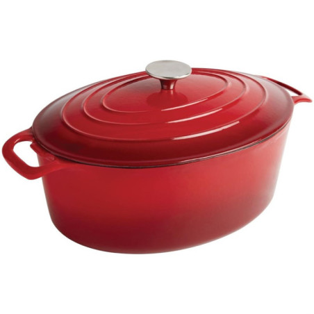 Cocotte ovale rouge Vogue 5L