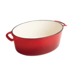 Cocotte ovale rouge Vogue 5L