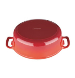 Grande cocotte ovale rouge Vogue 6L