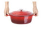Grande cocotte ovale rouge Vogue 6L
