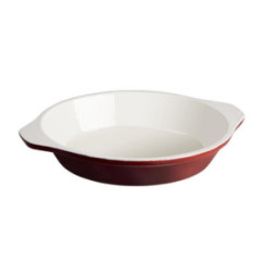Plat à gratin rond rouge Vogue