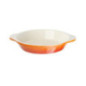 Plat à gratin rond orange Vogue