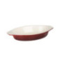 Plat à gratin ovale rouge Vogue 650ml