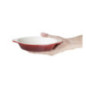 Plat à gratin ovale rouge Vogue 650ml