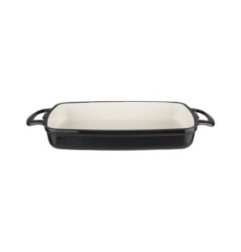 Plat en fonte rectangulaire Vogue noir 1,8L