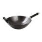 Wok antiadhésif fond plat 35cm