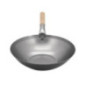 Wok en acier doux Vogue 33 cm