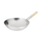 Wok conique en acier doux Vogue 35,6cm