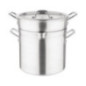 Marmite bain marie aluminium Vogue 10L