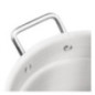 Marmite bain marie aluminium Vogue 10L