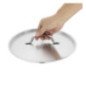 Couvercle  en acier inoxydable Vogue 280mm