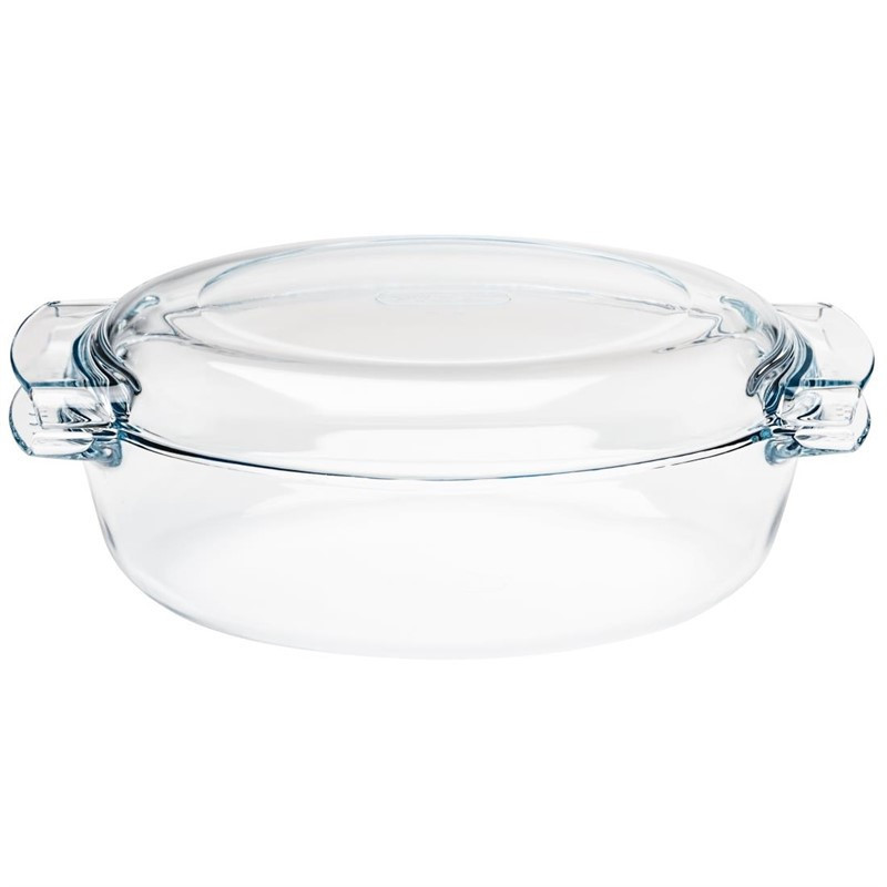 Faitout ovale en verre Pyrex 4,5L