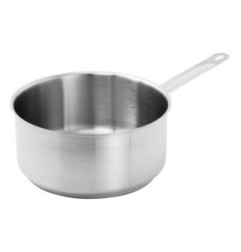 Casserole en inox avec couvercle Vogue 5L 