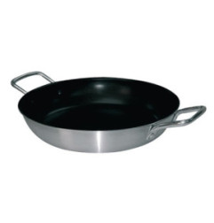 Poêle à paëlla antiadhésive aluminium Vogue 45 cm