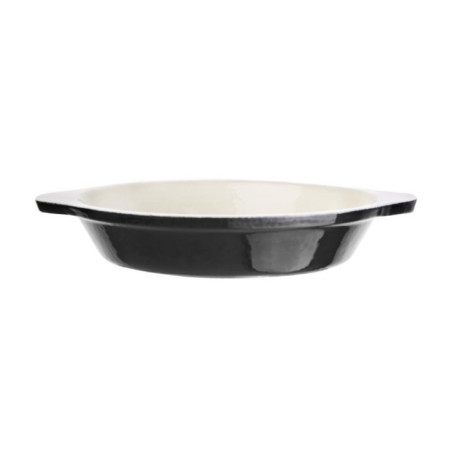 Plat à gratin rond noir Vogue 400ml