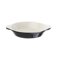 Plat à gratin rond noir Vogue 750ml