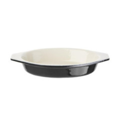 Plat à gratin ovale noir Vogue 650ml