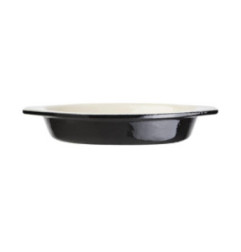 Plat à gratin ovale noir Vogue 650ml