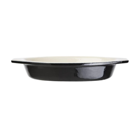Plat à gratin ovale noir Vogue 650ml