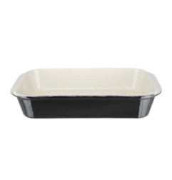 Plat à rôtir en fonte Vogue noir 405 x 250mm