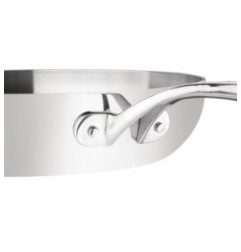 Poêle induction triple épaisseur Vogue Tri Wall 280mm