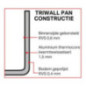 Couvercle de casseroles triple épaisseur Vogue Tri Wall 200mm